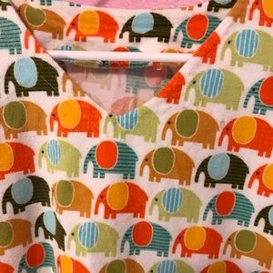 Elephant PJ’s Flannel Nightgown